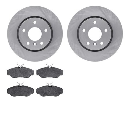 DYNAMIC FRICTION CO 6502-11057, Rotors with 5000 Advanced Brake Pads 6502-11057